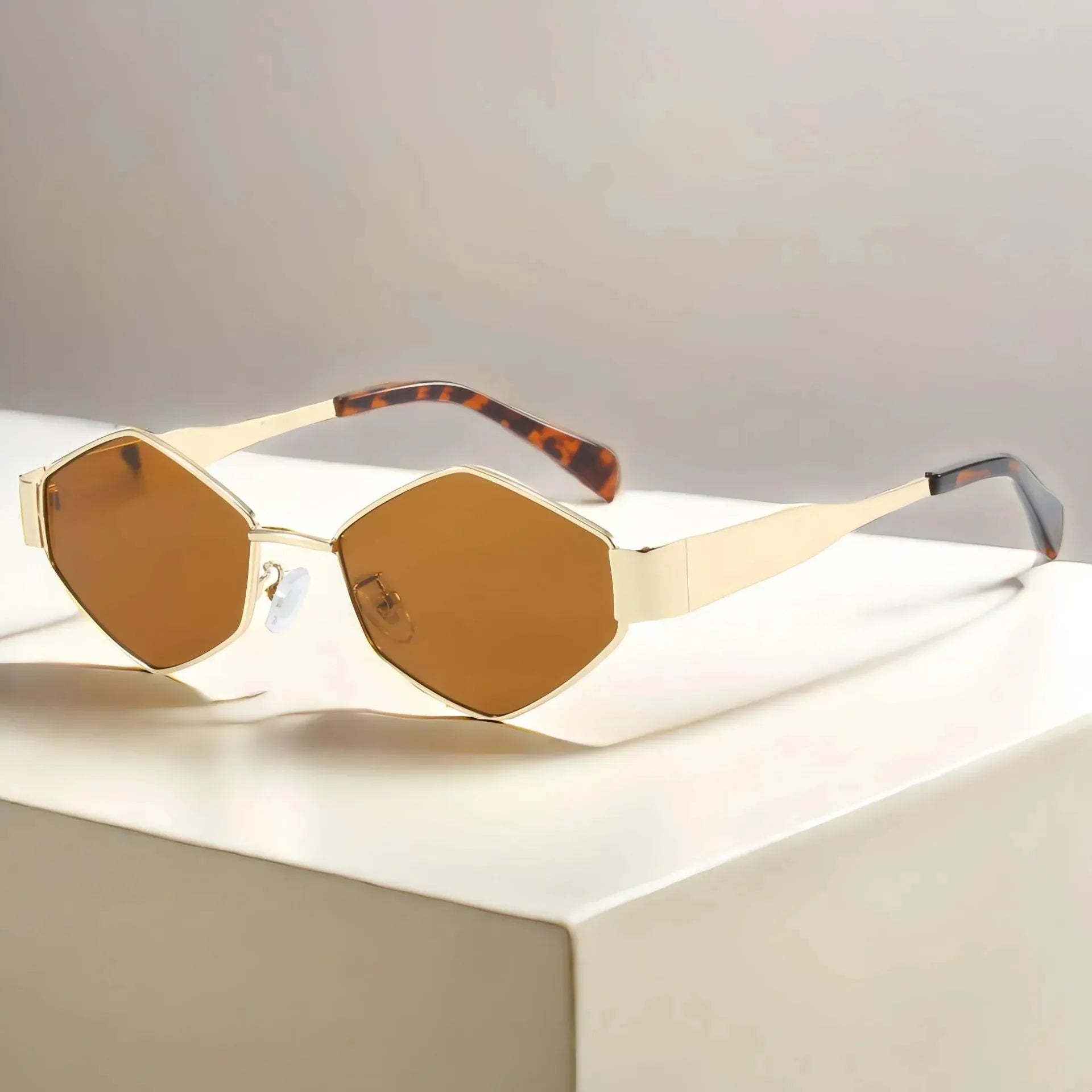 Trendy Hexagon Sunglasses